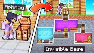 100% INVISIBLE Door To My SECRET Minecraft Base!