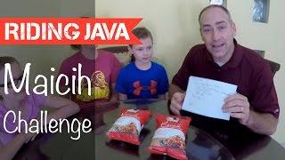 Maicih Challenge Eating Indonesian Snack Foods