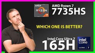 AMD Ryzen 7 7735HS vs INTEL Core Ultra 7 165H Technical Comparison