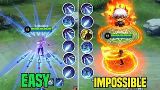 6 GUSION COMBO from EASY to IMPOSSIBLE