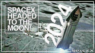 SpaceX Lands $2.9 Billion NASA Contract To Go To The Moon In 2024!!