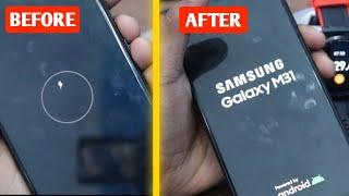 Samsung mobile charging problem | samsung black screen charging logo problem