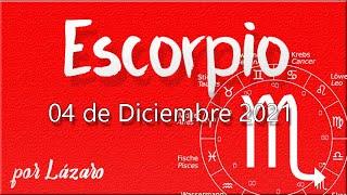 ESCORPIO Horóscopo de hoy 04 de Diciembre 2021