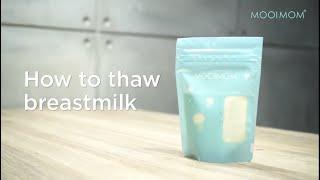 3 Easy Steps to Thaw Breast Milk - MOOIMOM Breast Milk Storage Bag