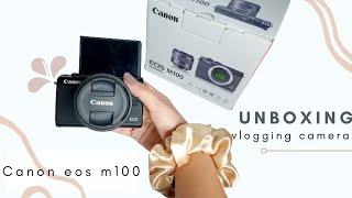 AESTHETIC Canon eos m100 Unboxing (affordable vlogging camera)   | NicksMerencillo