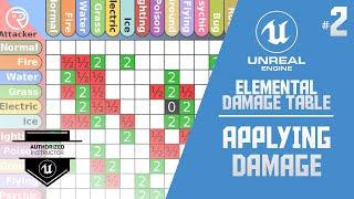 Unreal Engine 5 Tutorial - Elemental Damage Table Part 2: Applying Damage