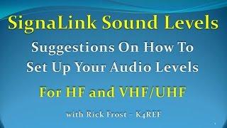 Setting Up SignaLink USB Sound Levels