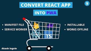 Shopping Cart Tutorial | Convert React App into PWA