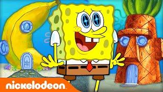 Every Time SpongeBob's House WASN'T A Pineapple  | Nicktoons