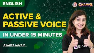 Active and Passive Voice in Under 15 Minutes | CHAMPS 2024