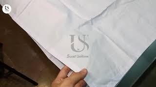 Master Piece K.T Cotton White Suite For Girls || School Uniform For Girls