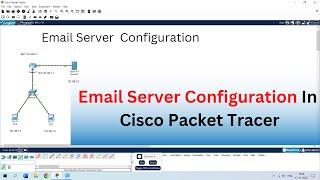 Email Server In Cisco Packet Tracer. | Email Server in Hindi.