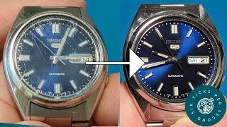 Replacing the mineral crystal of the watch [eng subs]