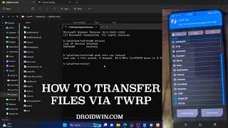 How to Transfer Files via TWRP Recovery [4 Methods]