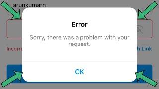 Fix sorry there was a problem with your request instagram login problem android & ios
