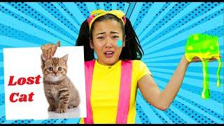 Ellie Lost Her Cat | Make DIY Flyer with Arts & Crafts At Home