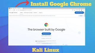 How to Install GOOGLE CHROME on Kali Linux