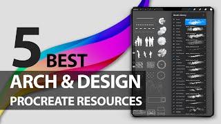5 Procreate Resources for Architects & Designers - Free Brushes, Stamps, Color Swatches, Canvases