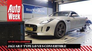 Jaguar F-Type 5.0 V8 S Convertible - Op de Rollenbank