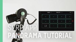 Syrp App - Single and multi-row panorama tutorial