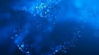 Abstract Particle Wave Bokeh Background   Blue, Water, Snow   Beautiful Glitter Loop video 1 Hour