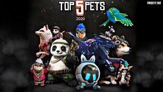 Top 5 Best Pets in Free Fire 2020 | Best Free Fire Companion | HD