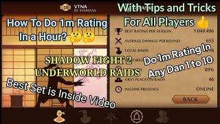 Shadow Fight 2 - Underworld Raids Tips and Tricks To Get More Charges and Rating For All Players ||