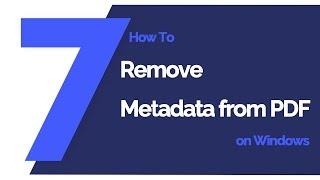 How to Remove Metadata from PDF on Windows | PDFelement 7