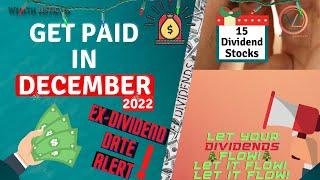 15 Dividend Stocks to Buy Before NOV 30 | EX-DIVIDEND CALENDAR | Upcoming ex-dividend date ALERT!