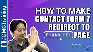 How To Make Contact Form 7 Redirect To Thank You Page | Contact Form 7 Redirect | WordPress Tutorial