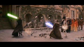 StarWars I Phantom Menace - A Clash & Escape from Naboo Scene