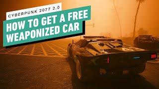 Cyberpunk 2077 2.0 - How to Get a Free Weaponized Vehicle (Ken Block Car Location)
