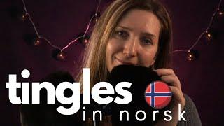 ASMR DEEP IN-YOUR-EAR TINGLES IN NORWEGIAN  (REAL RAIN SOUNDS IN THE BACKGROUND )