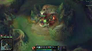 Example of looking at lanes and clearing jungle