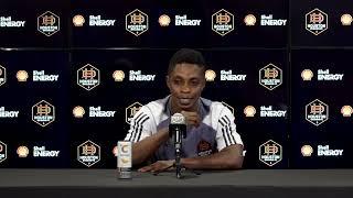 Latif Blessing | Post Game Media Availability | #HOUvSEA