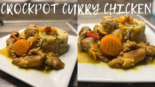 CROCKPOT CURRY CHICKEN| EASY LOW CARB MEAL #EASYRECIPESFORBUSYFAMILIES @KeepinUpWithCe