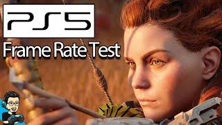 Horizon Zero Dawn (60fps Update) - PS5 Frame Rate Test