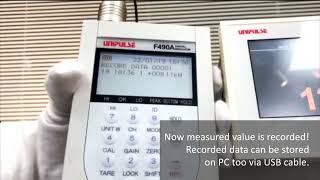 [UNIPULSE] F490A: Periodic & Quick Load Check with Handheld Indicator! [Load Cell]