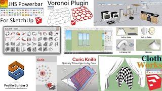 Top 10 Sketchup extension, you need to use for amazing designs | Best video for Sketchup