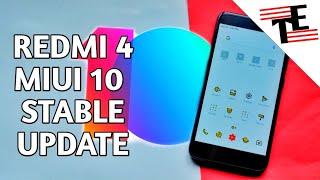 REDMI 4 - MIUI 10 STABLE UPDATE COMPLETE REVIEW | TechEver