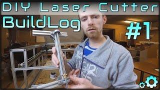 DIY Laser Cutter Buildlog - Part1 - Bed, Stepper Mounts and Leadscrews