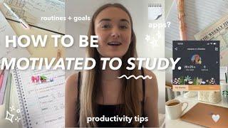 how to ACTUALLY be productive | study motivation tips + secrets