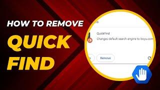 QuickFind Malicious Chrome Extension Removal