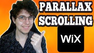 How To Add Parallax Scrolling In Wix