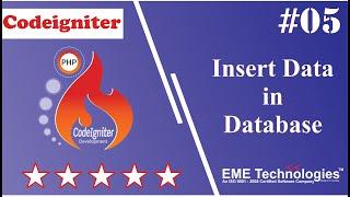 How to Insert Data in Database with Codeigniter