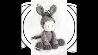 The Donkey Amigurumi   #donkey #amigurumi #beautiful #cute #learncrocheting