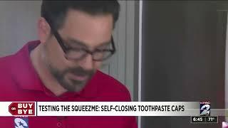 Bouchon distributeur dentifrice -  Self-closing toothpaste cap