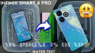 Infinix Smart 8 Pro Water Test | is It Actually Waterproof Or Not??