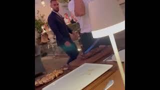 Salt bae at Nusrat Steakhouse Mykonos