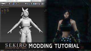 SEKIRO Modding Tutorial - How to Import 3d Models (FLVER Editor 1.42)